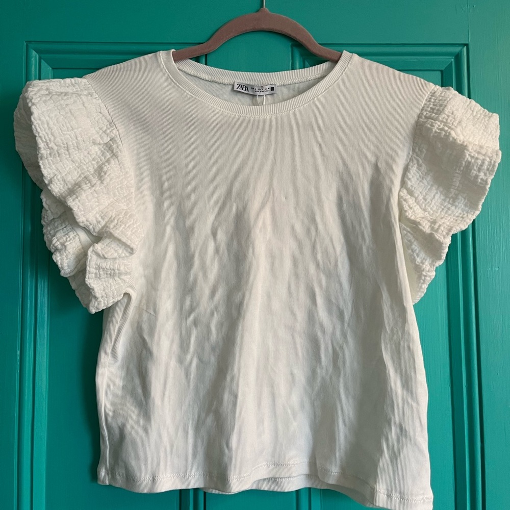business casual zara top NWT